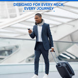 W.S. Sells Travel Neck Pillows for Airplanes - Pure Memory Foam with Ergonomic Design