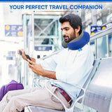 W.S. Sells Travel Neck Pillows for Airplanes - Pure Memory Foam with Ergonomic Design